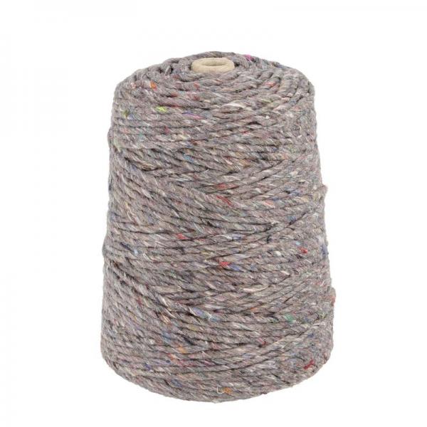 Nm 0,5 Dichtungsfaden (Beilaufgarn) Spule ca. 150 g, graubunt