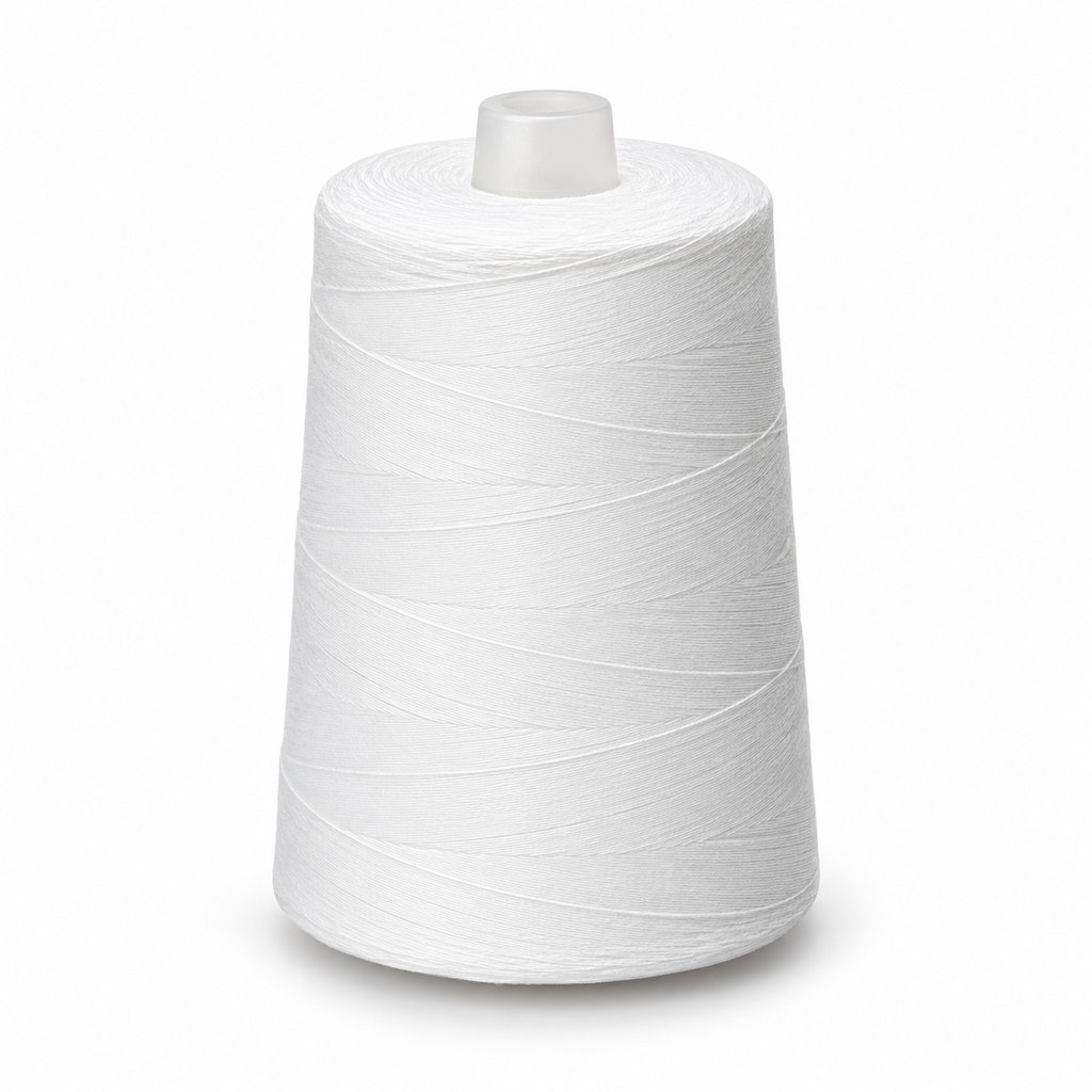 [001398] Sacknähgarn Polyester (Ne 12/4, Standard, ~200 g (Trockengewicht), rohweiß)
