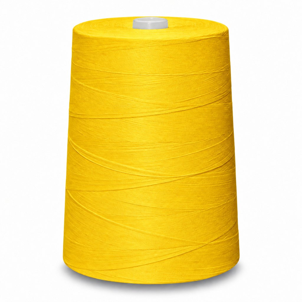[002500] Bag sewing thread polyester (Ne 12/4, Standard, ~7,5 kg (dry weight), yellow)